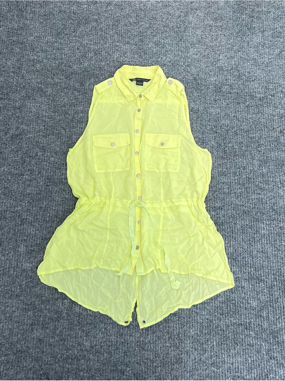 Y2K Armani Exchange Sheer Tank Top